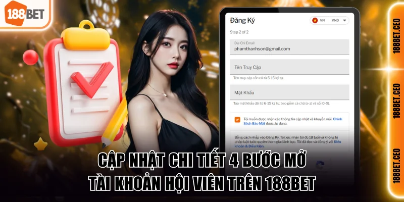 cap nhat chi tiet 4 buoc mo tai khoan hoi vien tren 188bet Cập nhật chi tiết 4 bước mở tài khoản hội viên trên 188BET