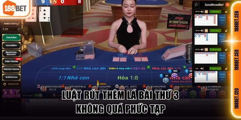 luat rut them la thu 3 khong qua phuc tap Luật rút thêm lá bài thứ 3 không quá phức tạp